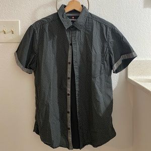 Airwalk Button Down, Medium, Gray